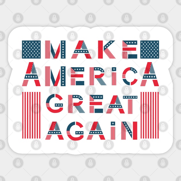 Make America Great Again Sticker by remixer2020